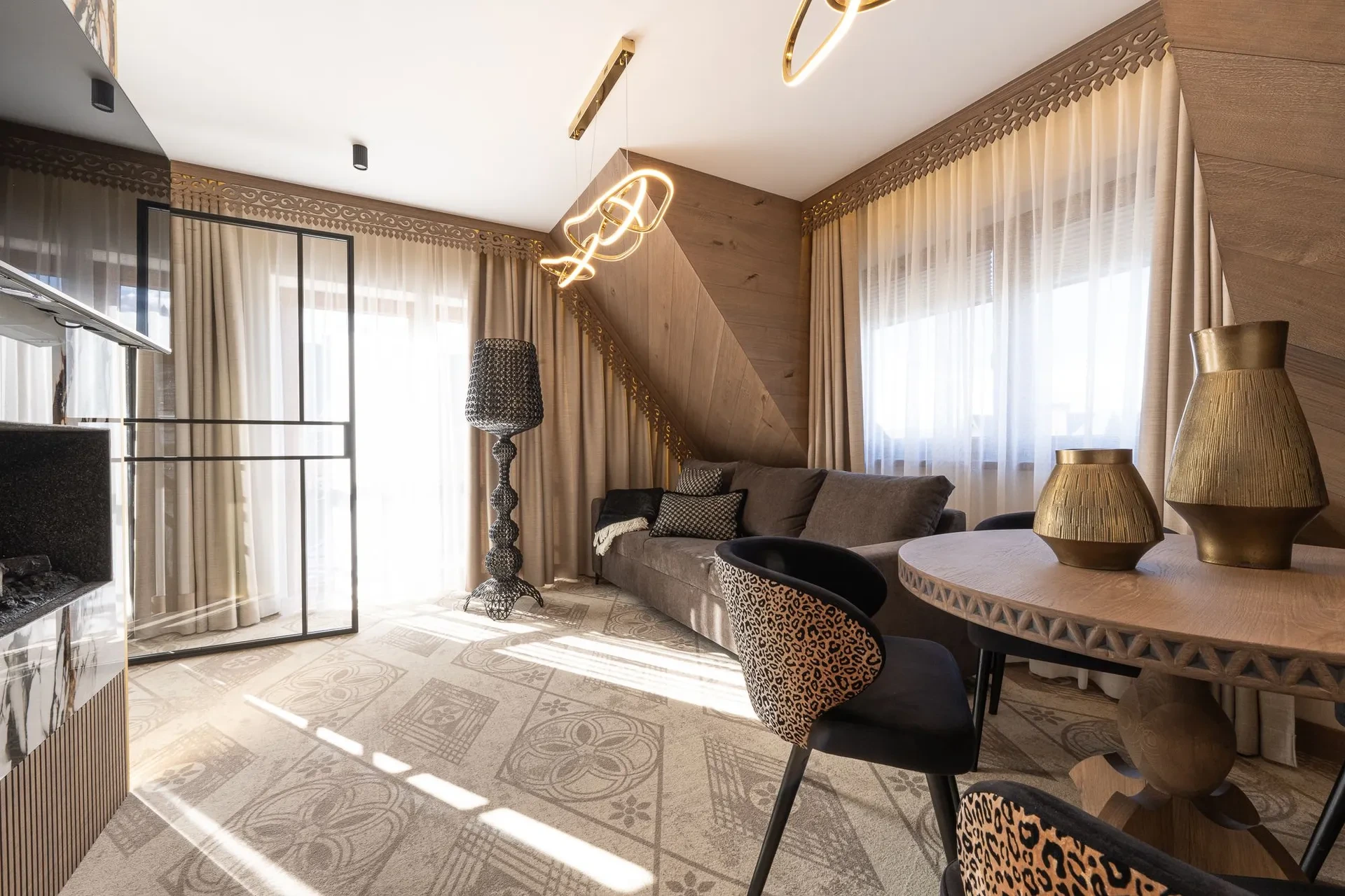 Wohnzimmer, Apartment Krzesanica, Willa Tatrzańska Luxury Apartments & SPA